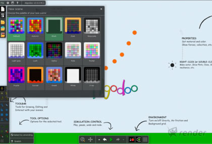 Simulador de F�sica 2D com Algodoo 5