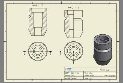 Inventor 2011 Detalhamento 3